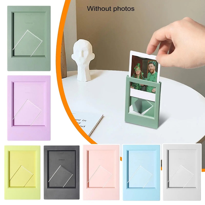 3-Zoll-Instax Mini-Film-Fotorahmen, bunter vertikaler Fotorahmen, Heim-Schreibtisch-Rahmen ​ Für Mini 12/11/9/8/Verknüpfung 2/EVO Fotorahmen