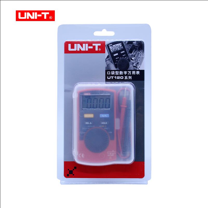 Mini Digitale Multimeter UNI-T UT120 Serie Digitale Lcd Palm Grootte Auto Range Multimeter Dc Ac Pocket: UT120B