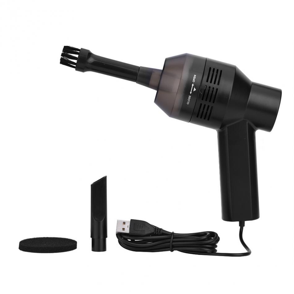 Mini aspirador de teclado USB, portátil, de mano, de ordenador, colector de polvo, Kit de limpieza para portátil, PC, Universal