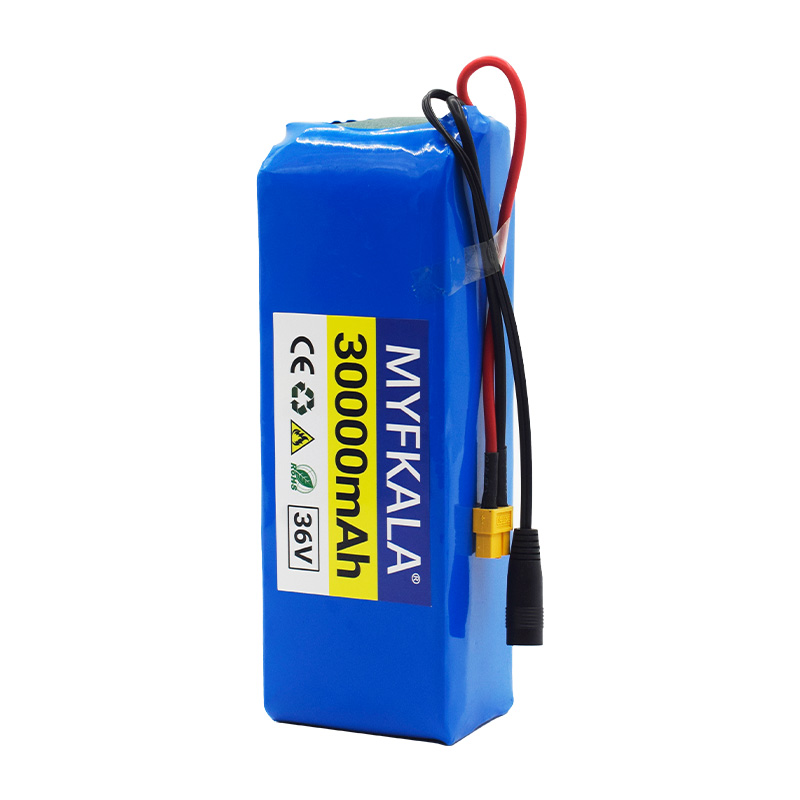 36V 10S3P 30Ah 18650 Battery Pack E-Scooter 500W 36v Lithium E-Bike Battery Rechargeable Li-ion Battery