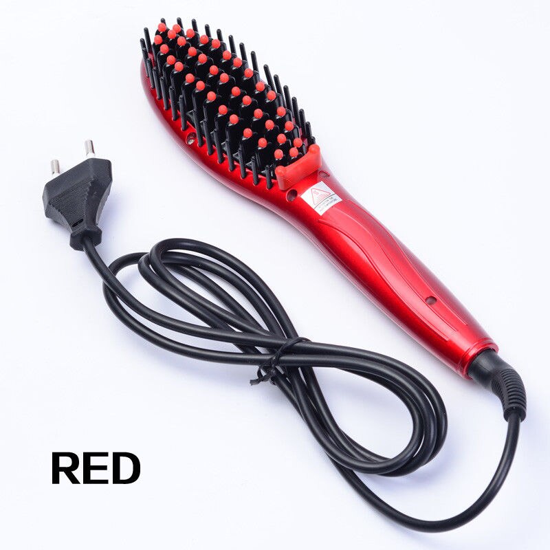 alisador de pelo cepillo de pelo peine eléctrico plancha plana peine cepillo de pelo peinado alisado de pelo herramientas para peinar