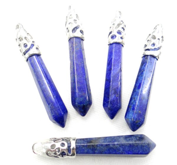 natürliche stein lapis Quarz kristall Opal tiger auge mischen säule chakra Anhänger charms Schmuck machen halskette 10PC: NO.20