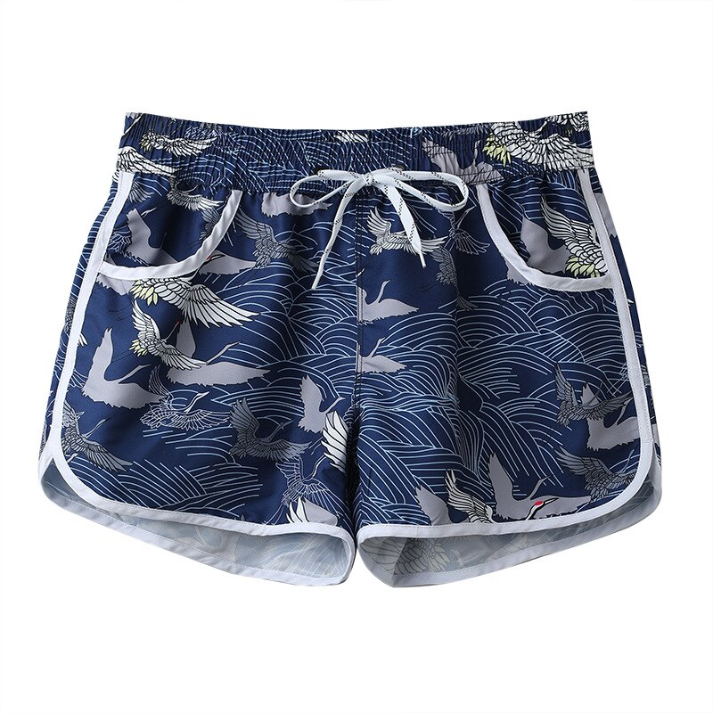 Maillot de bain d&#39;été pour Couple, pantalon de plage pour hommes, séchage rapide, maillot de bain pour amoureux, short de plage pour femmes: women short / XL