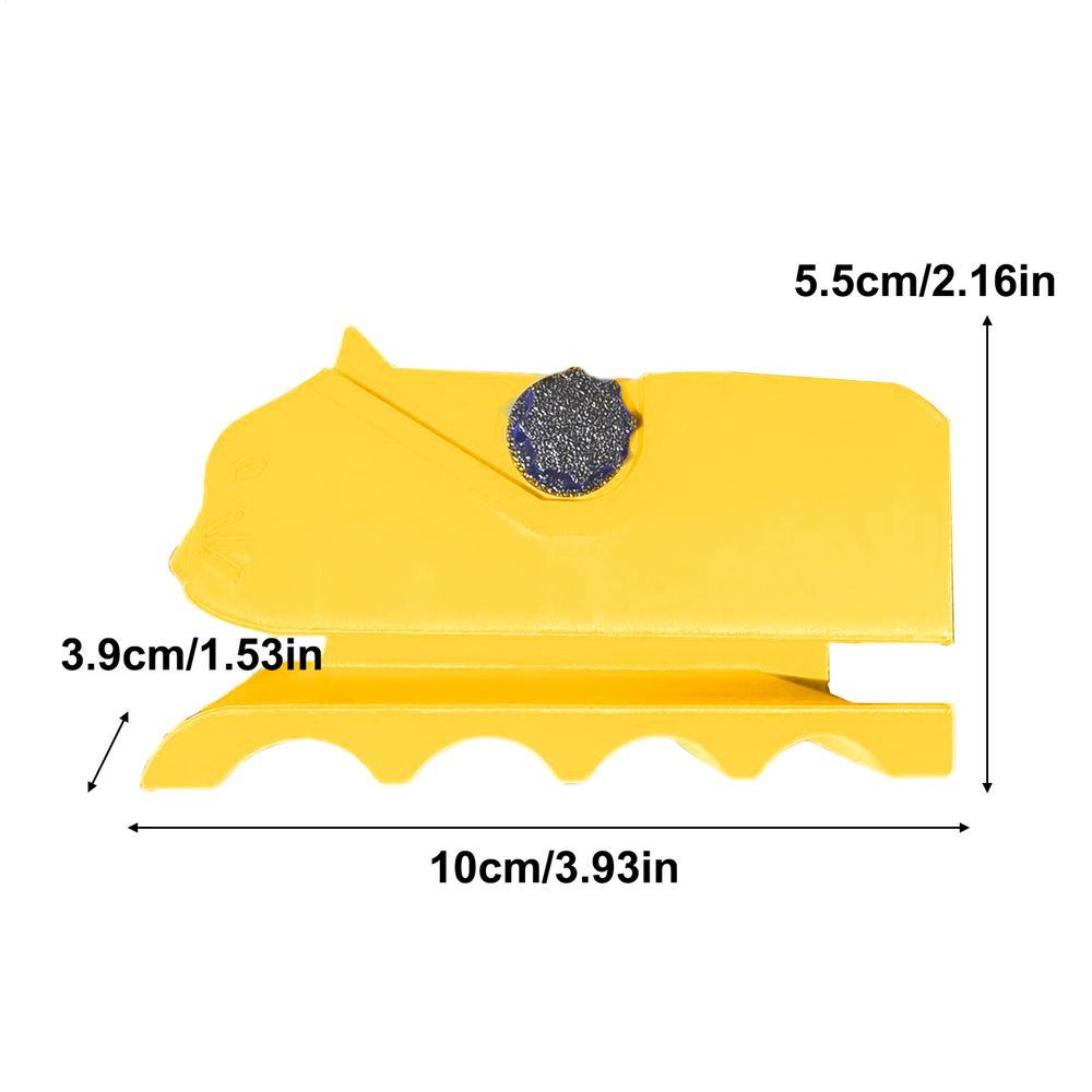 Cardboard Cutter for Cat Scratching Board 3D Printed Card Board Cutter Box Cardboard Tool Cardboard Cutting Machine: Yellow