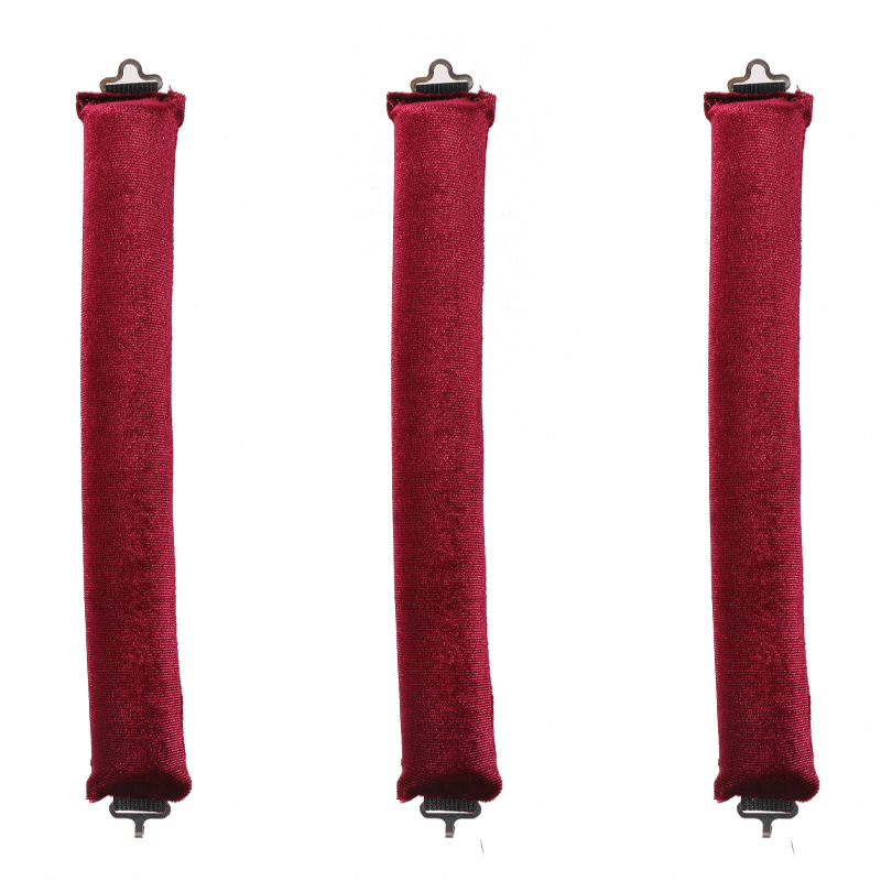 Big Wave Lazy Heatless Curling Rod Plush Head Hair Curler Wave Form Curl Rod Sponge Curling Bouncy Curling Hair Hair Rollers
