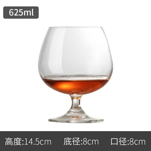 Krystal glas brandy glas vin glas hvidvin glas whisky vin glas dværg vin glas pot mave cognac kop: 625ml