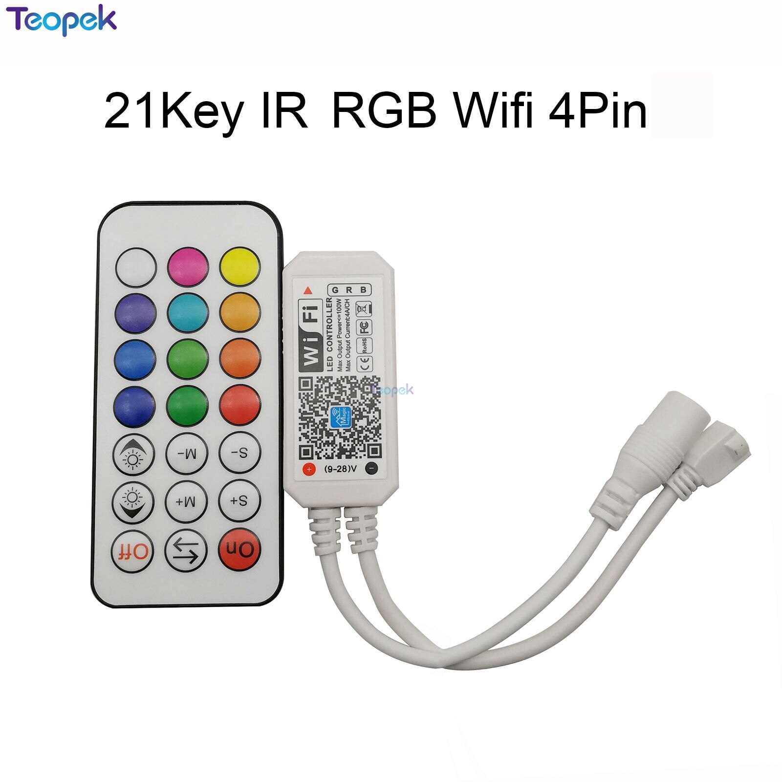 Magic Home Draadloze Wifi Controller, rgb/Rgbw Ir Rf Led Controller Voor WS2811 WS2812B Pixel Led Strip DC5V 12V 24V