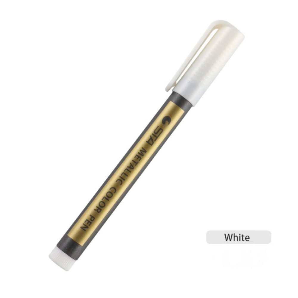 Kawaii 10-Farben-metallisch-Marker, dauerhaft, wasserfest, Farbstift, Schreibwaren, DIY, Manga, Zeichnung, Bastelstifte, Malerei: Lila