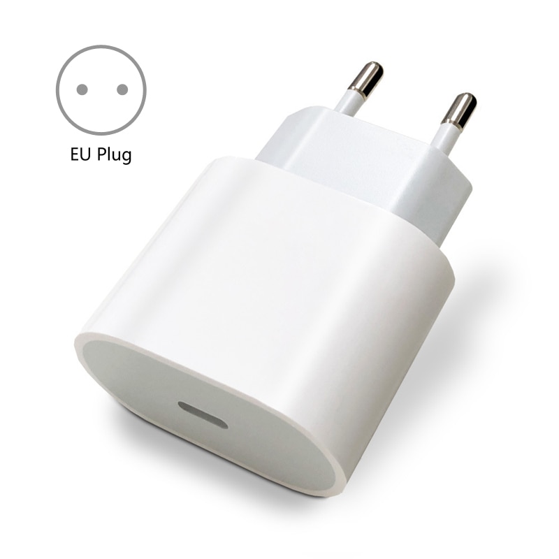 Caricabatterie rapido PD QC4.0 da 20W per Samsung S20 Ultra NOTE 20 10 Apple iPhone 12 11 Pro SE XR iPad adattatore di ricarica rapida USB Cargador: EU Plug