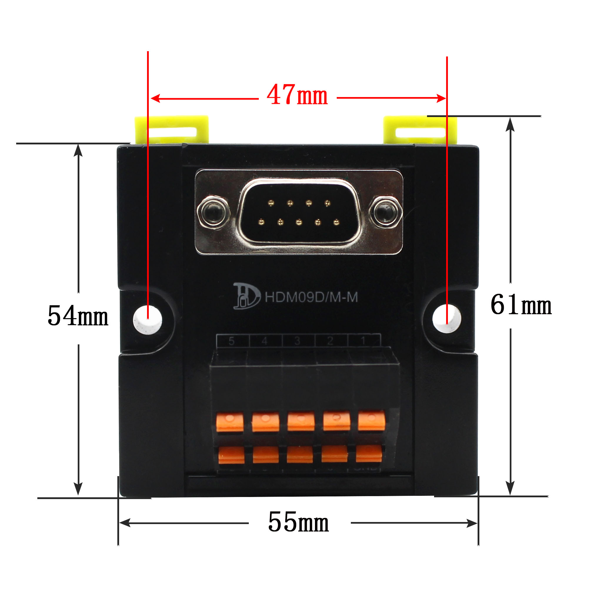 Db9 d- sub din rail mounting interface modules , ,... – Grandado