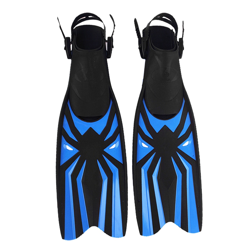 Freediving Onderwatervissers Duiken Vinnen Tpe Snorkelen Flippers Met Spider Print Voor Volwassenen