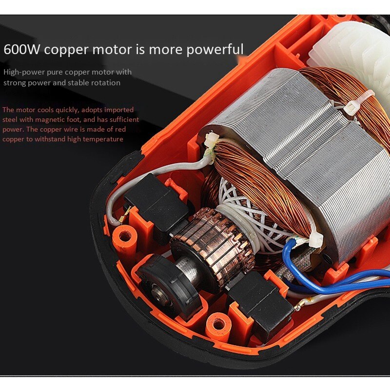 Electric Car Polisher Machine Auto Polishing Machine Adjustable Speed Sanding Waxing Tools Car Accessories EU Plug