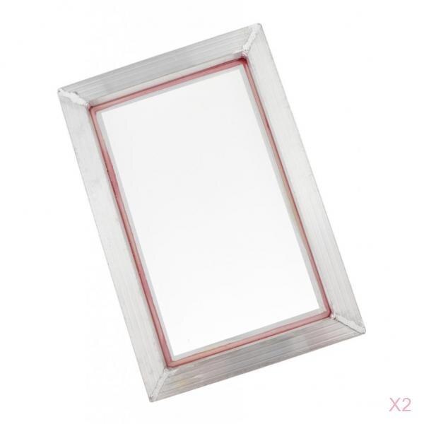 2x Screen Printing Frame Aluminum Silk Print For Printed Circuit Boards 120T