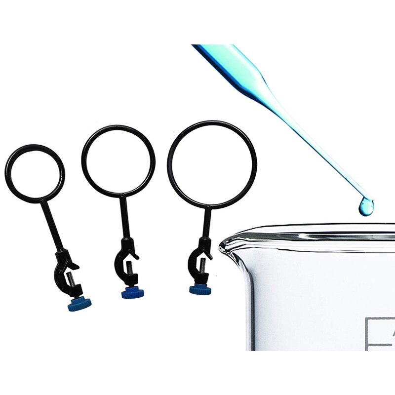 Support de Support de laboratoire ensemble d'anneau de cornue et Support de Support de pince de laboratoire (ensemble de 4 pièces)