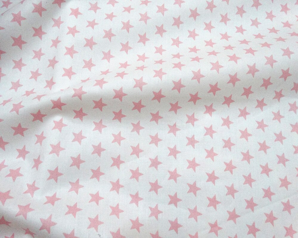 160*100cm bomullstyg tryckt enhörning stjärna baby flicka bomull quilting twill tyg för gör-det-själv sömnad lapptäcke tyg ark tyg: Bomullstyg  -3