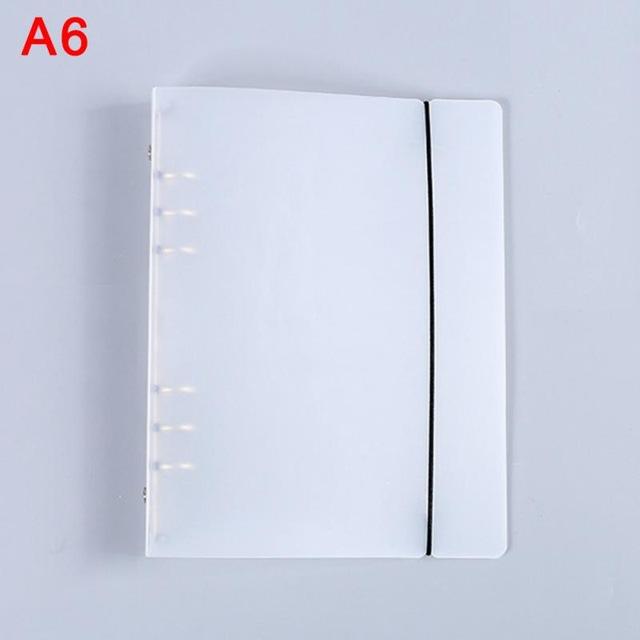 / /A7 size Multi-function School Cute Office Needs 6 holes Office Planner cover A6 A5 Plastic File Holder: A6