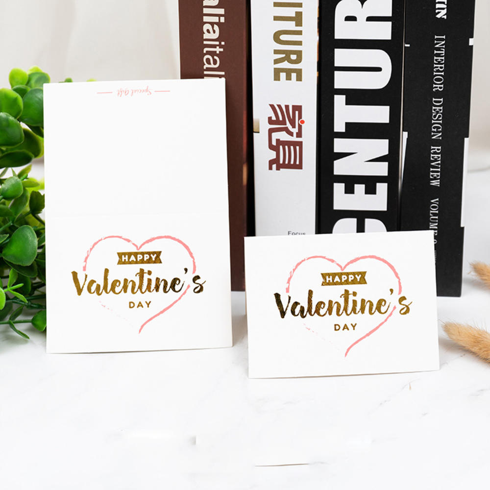 10 stk papir hilsen takkekort valentinsdag velsignelseskort bursdagsfest dekor bryllup invitasjoner postkort: glad valentinsdag