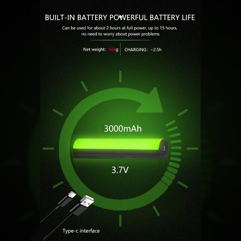 Handheld Light Tube Stick RGB LED Video Light for Photography with Tripod 3000mAh Rechargeable Mini Light Stick for Video Tiktok