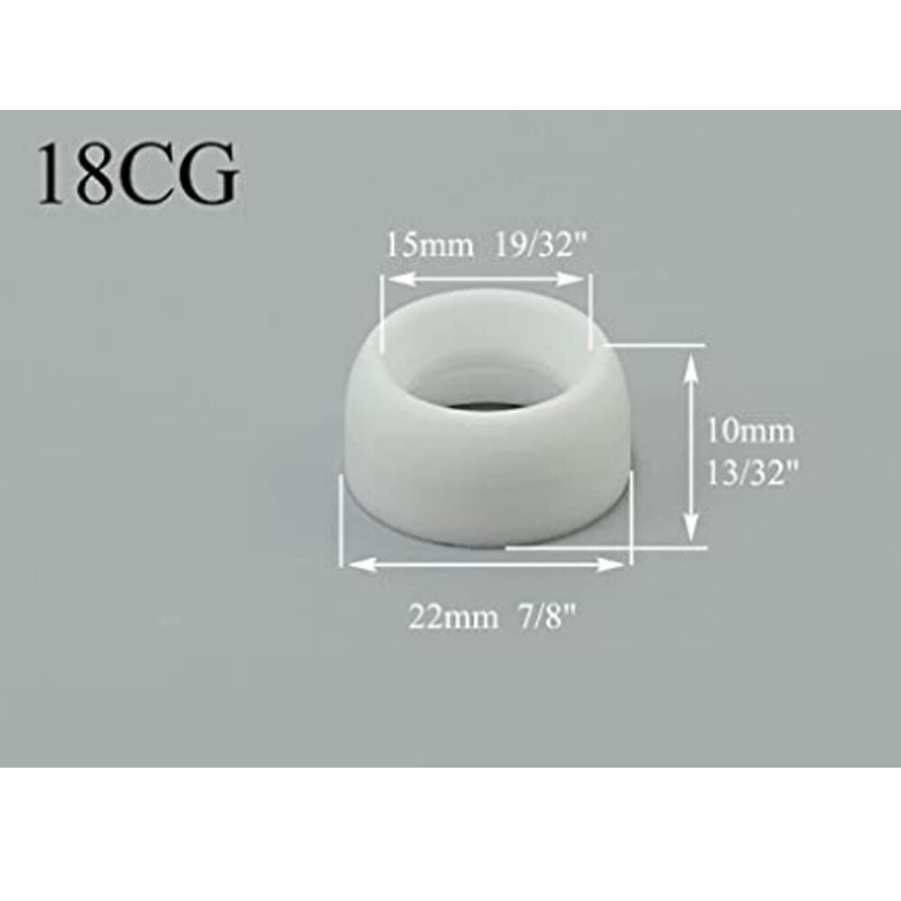 Isolator Cup Pakking 18-7 18CG 18CGG 18CG-20 54N01 598882 54N63 54N63-20 Voor Tig WP9/17/18/20/26 Lastoorts Kit