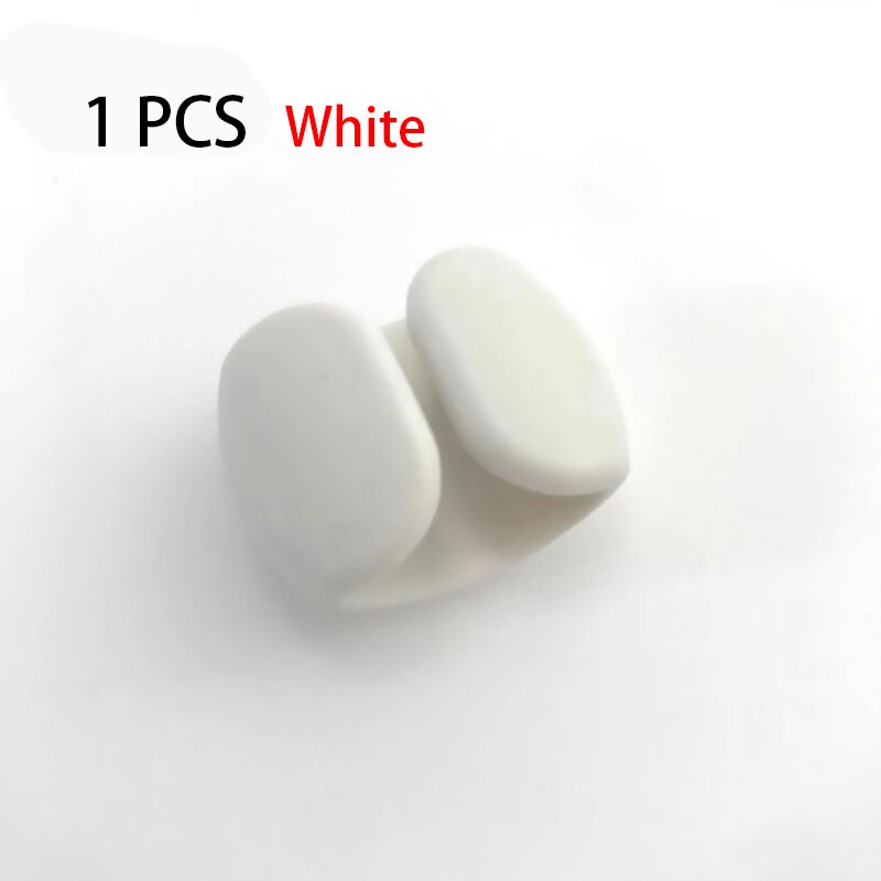 Cable Organizer Data Cable Storage Buckle Protection Rope Card Power Entanglement Headphone Cable collection: 1PCS White