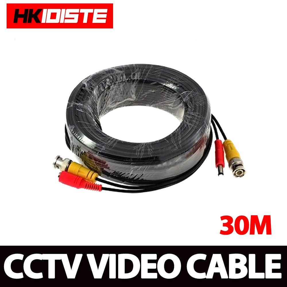 100FT Cctv Kabel 30 M Bnc Video Power Coaxiale Kabel Bnc Video-uitgang Kabel Voor Cctv Security Camera