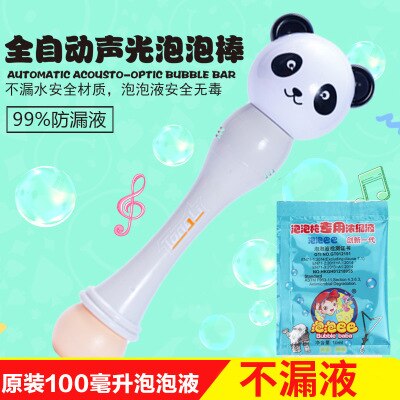 Automatic Bubble Machine - Light & Music - Electric Bubble Blower Stick - Kids Toy: A0004