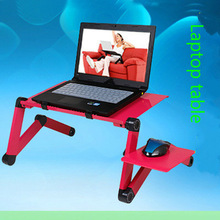 Draagbare Mobiele Laptop Staande Bureau Voor Bed Sofa Laptop Klaptafel Notebook Bureau Met Muismat & Cooling Fan Voor kantoor