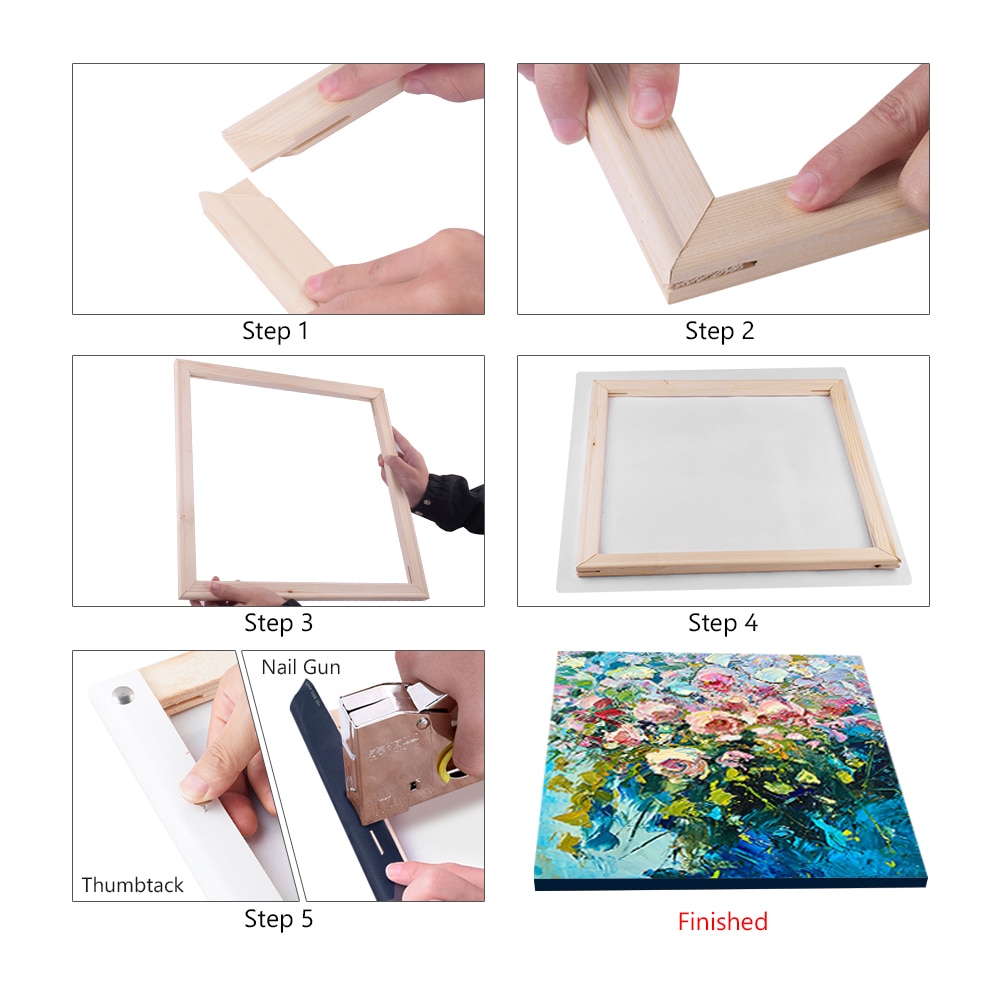 Houten Frame Professionele Brancard Strips Bars Diy Canvas Frame Voor Schilderen Fabriek Prijs Olie Foto Innerlijke Frame Wall Art