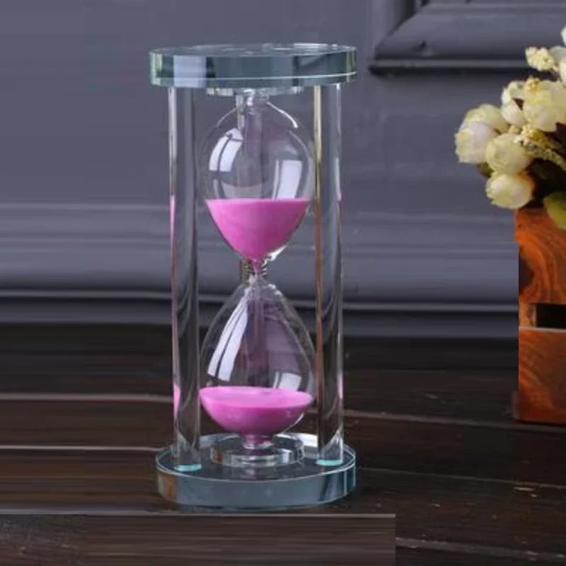 15–60 Minuten Sanduhr Sanduhr Küche Schule Moderne Kristall Stundenglas Sanduhr Sanduhr Teetimer Heimdekoration