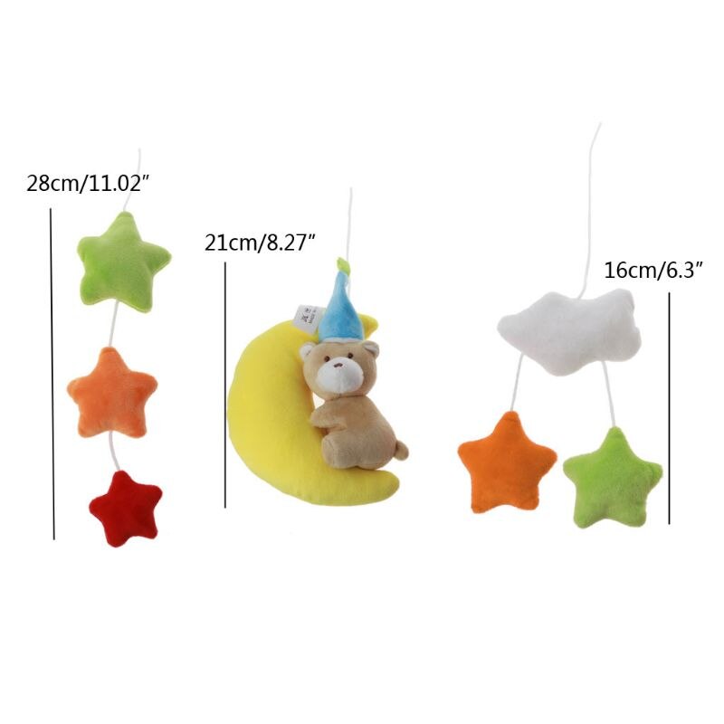 Baby Bed Hanging Rattles Toys Hanger DIY Hanging Crib Mobile Bed Bell Toy Holder J2HD: A