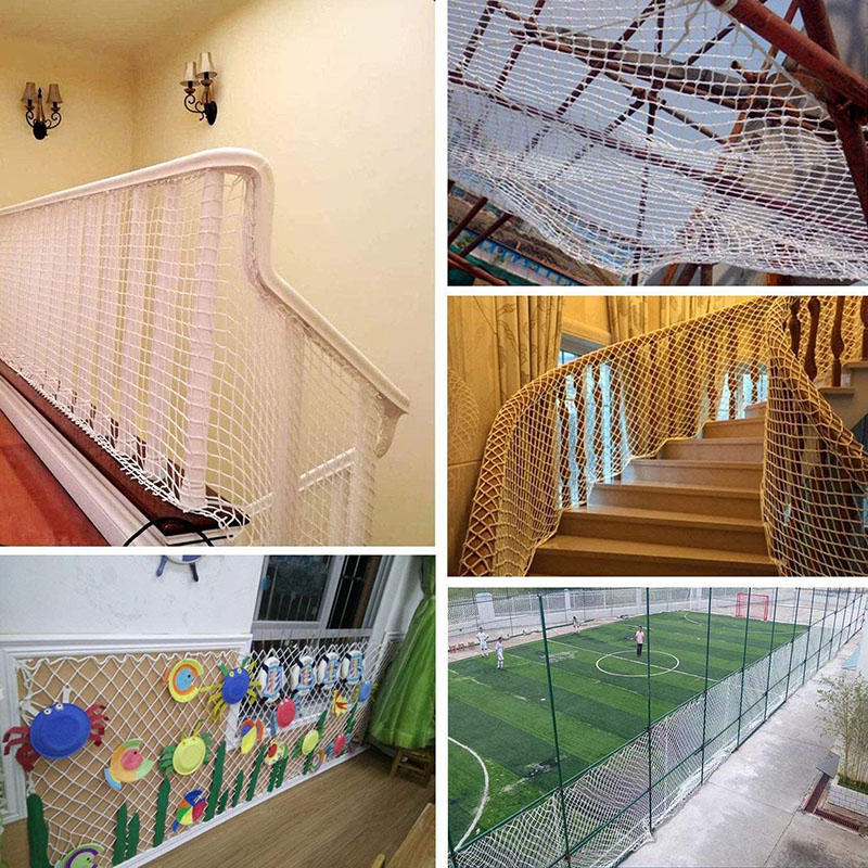 Grid Nylon Veiligheid Net Thuis Balkon Reling Trappen Baby Hek Tegen Vallende Kind Veiligheid Netten Garden Plant Bescherming