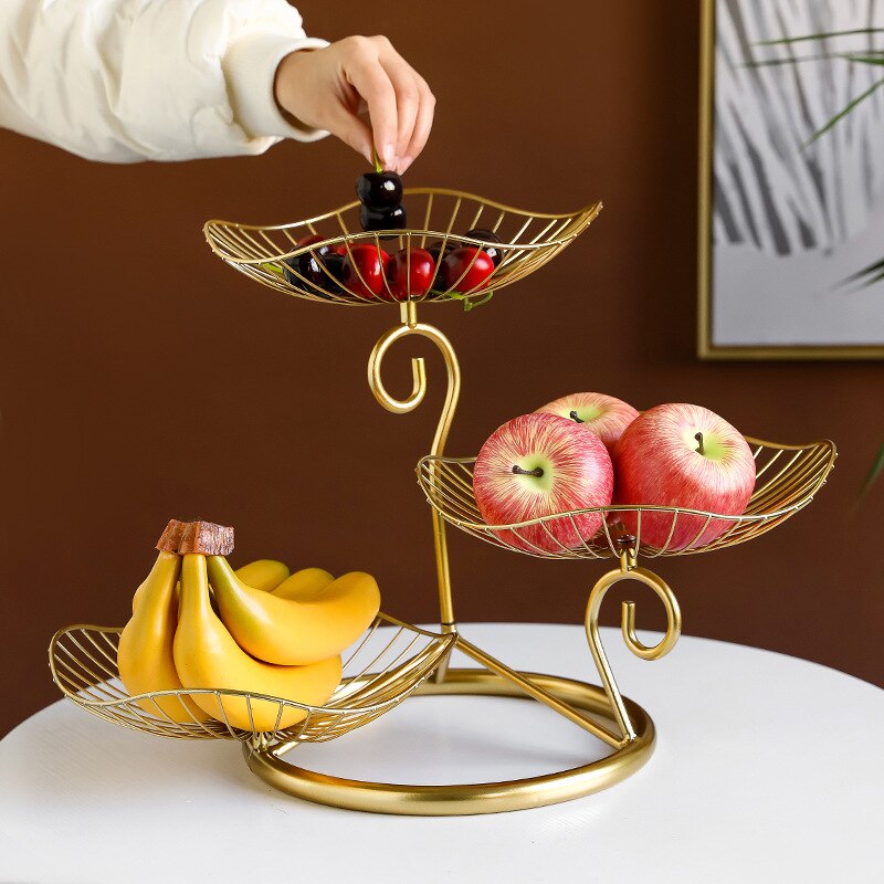 Fruitschaal Rvs Fruitschaal Snoep Plaat Fruit Opbergvak Fruit Lade Keuken Opbergrek Huishouden Fruitschaal