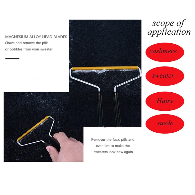 Portable Hair Ball Trimmer Hair Removal Device Clothing Sticky Hair Roller Lint Remover for Home Travel Clothes TUE88