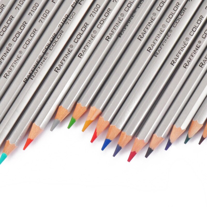 72 Kleuren Olie Kleur Potlood Raffine Fine Art Lapis De Cor Professionele Pastille Gekleurde Schetsen Tekening Potloden