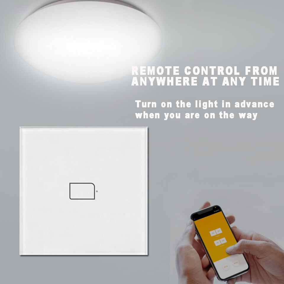 New broadlink bestcon  tc2s- eu standard  rf433 smart wall light touch switch works with alexa, google home, and smart home applications.