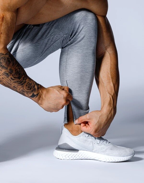 Gym fitness sweatpants men jogger pants cotton thin running tracpants sport training pants male jogging brand sportswear