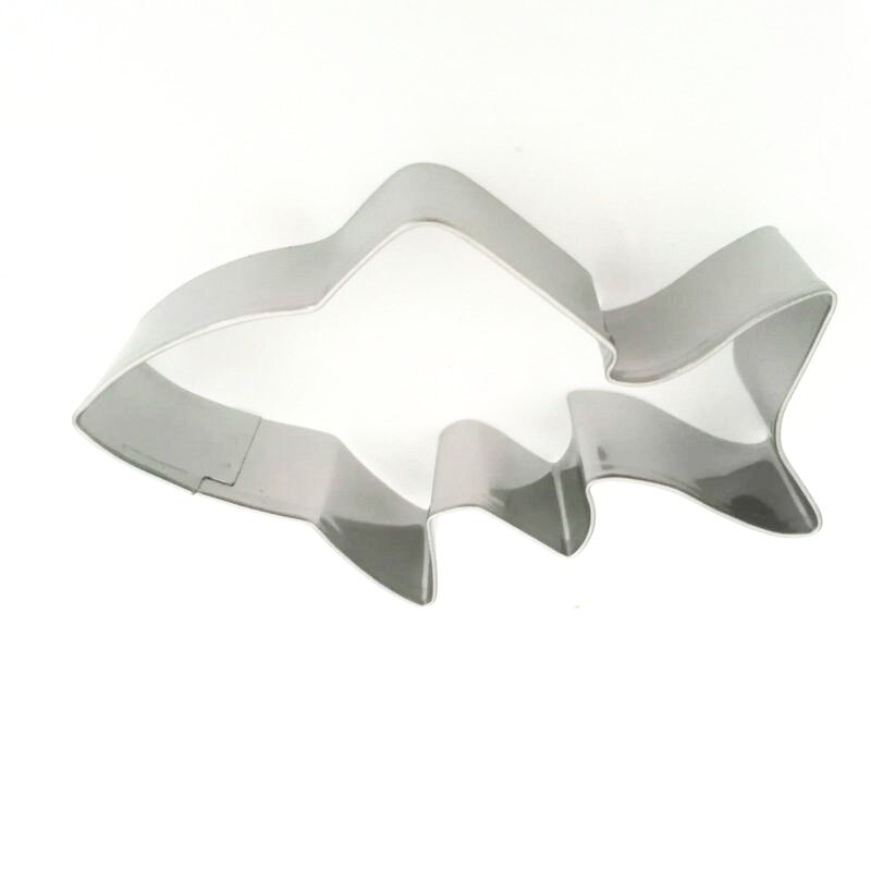 Small Fish Shape Stainless Steel Cookie Cutter Biscuit Baking Mold Fondant Cake Decorating Tools