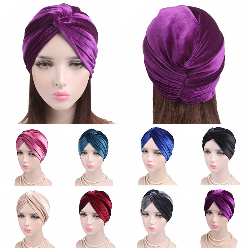 Nueva Cruz musulmana turbante gorros Hijab interiores Hijab islámico cabeza bufanda sombrero diadema turbante mujer musulmán turbante Hijabs