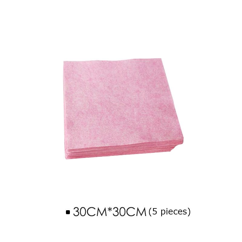 Microfiber Keuken Anti-Olie Vodden High-Efficiency Super Absorberende Doekjes Huishoudelijke Ontvetten Schoonmaken Gereedschap: Pink 30cm