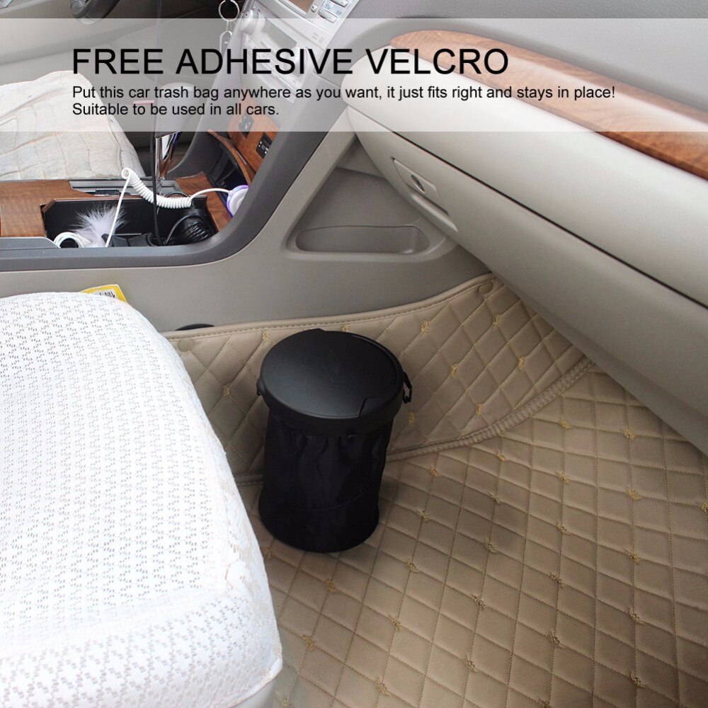Auto Prullenbak Blikjes Opvouwbaar Multi Functie Achterbank Auto Organizer Opbergtas Bekerhouder Reizen Afvalbak Auto Accessoires