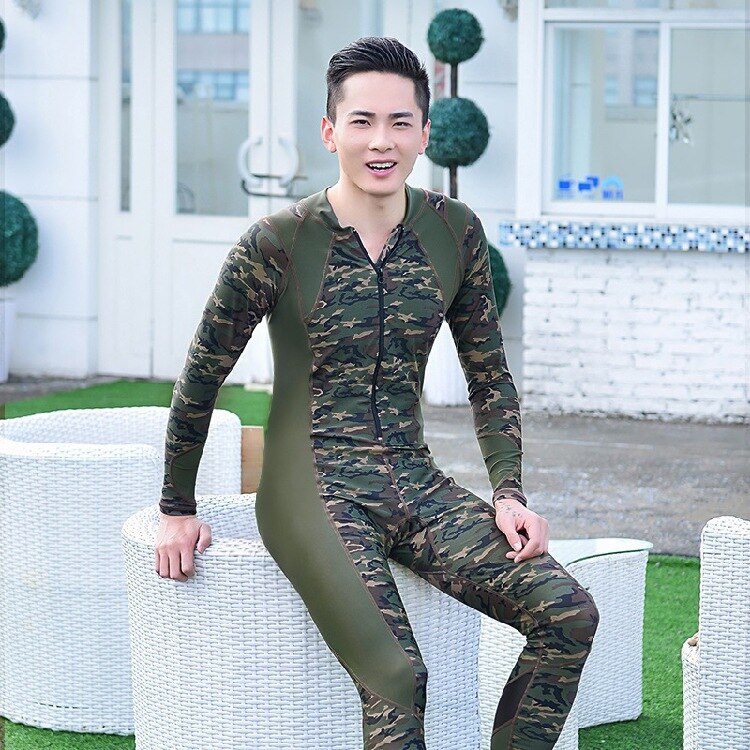 Kamuflaż para kombinezon do nurkowania dla dorosłych kombinezon do nurkowania dla dorosłych sunscreen-1858: GN / XXL