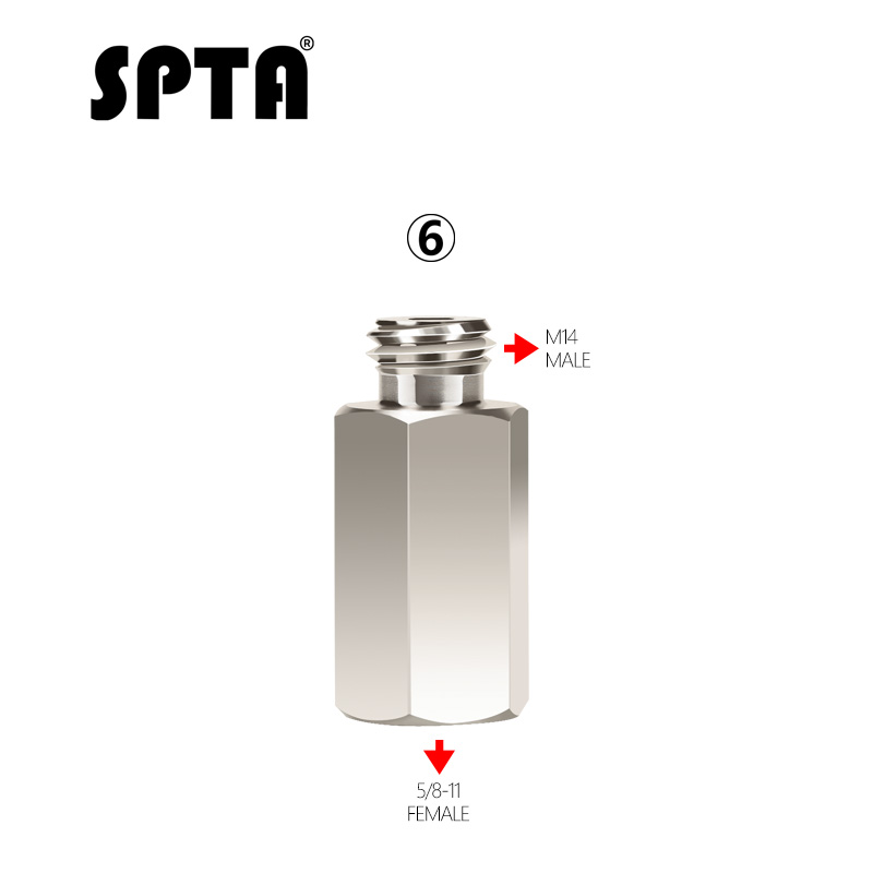 SPTA wiertarka Aapter gwint robić nakładka polerska i haczyk pętla zwolennik płyta podkładka robić polerki i polerki 5/8 "lub gwint M14 1 szt.-wybierz jeden: M14 change to 58-11