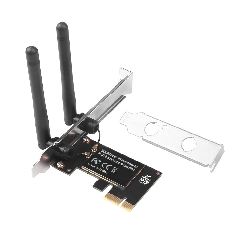 Kebidu 300Mbps 2.4Ghz Draadloze Adapter Wifi Adapter Pci-E Netwerkkaart Pci-Express Wifi Voor Pc Desktop Voor windows 10