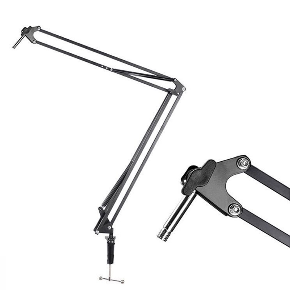 Mini Foldable Desk Microphone Tripod Adjustable Height Mic Mount Holder Stand Microphone Bracket Support pedestal para microfone