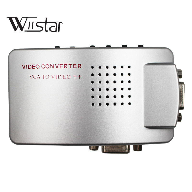 Vga Naar Tv Av Rca Signaal Composite Adapter Converter Video Switch Box Pc Naar Tv Av Monitor Composiet Voor Computer laptop Pc