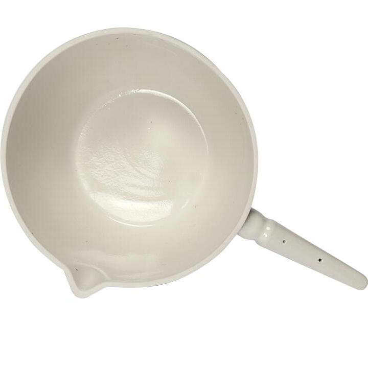 Porcelain evaporative dish, Ceramic evaporating dish, steamer WITH HANDLE 30/50/75/100-300ml