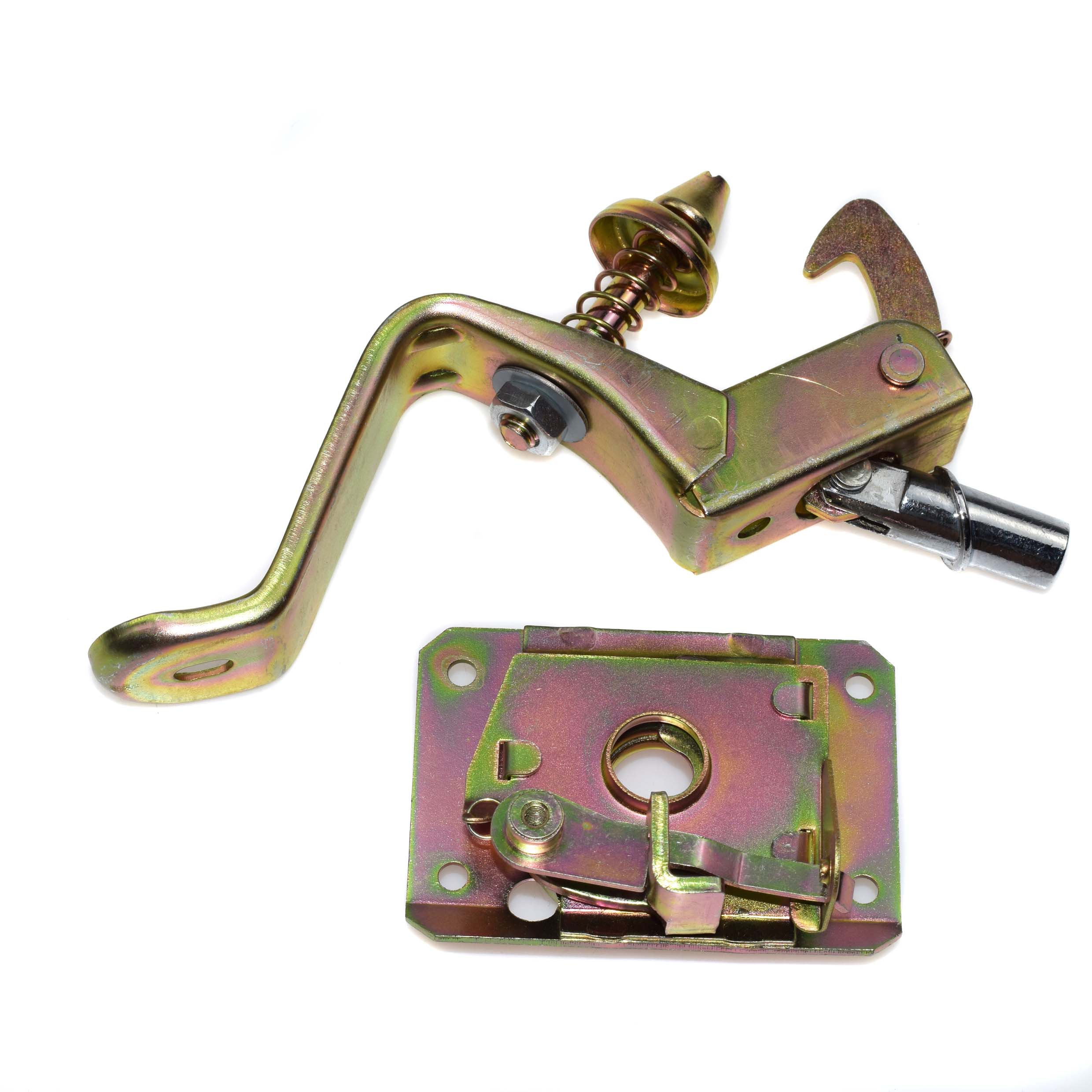 Upper & Lower Hood Lock Latch Carrier & Fuel Gas Cap For VW Super Beetle & Beetle 1971 1972 1973 1974 1975 1976 1977 1978 1979: only door lock