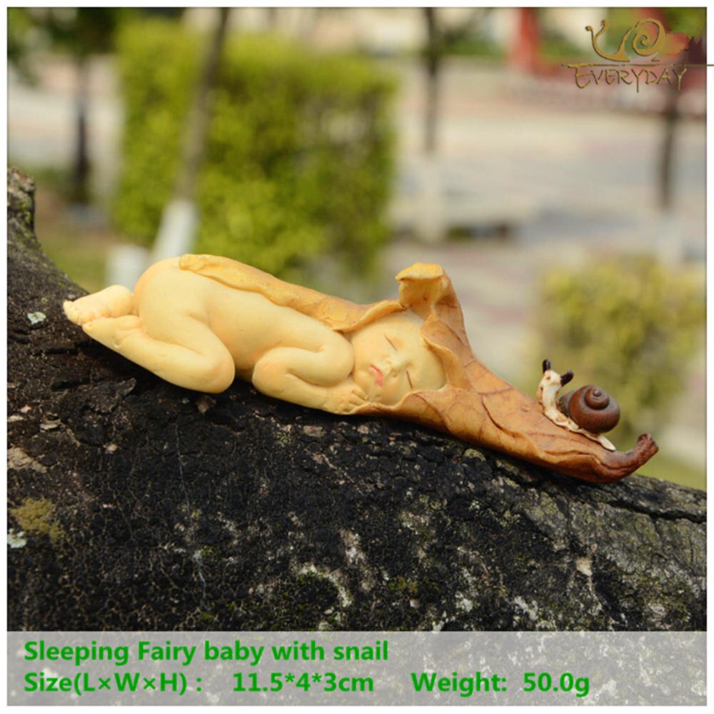 Hverdagssamling engel figur miniatyr fe hage ornament blad baby juletre dekorasjon for hjemme jul