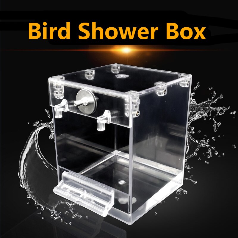 Vogel Papegaai Douche Doos Baden Bad Bad: WHITE