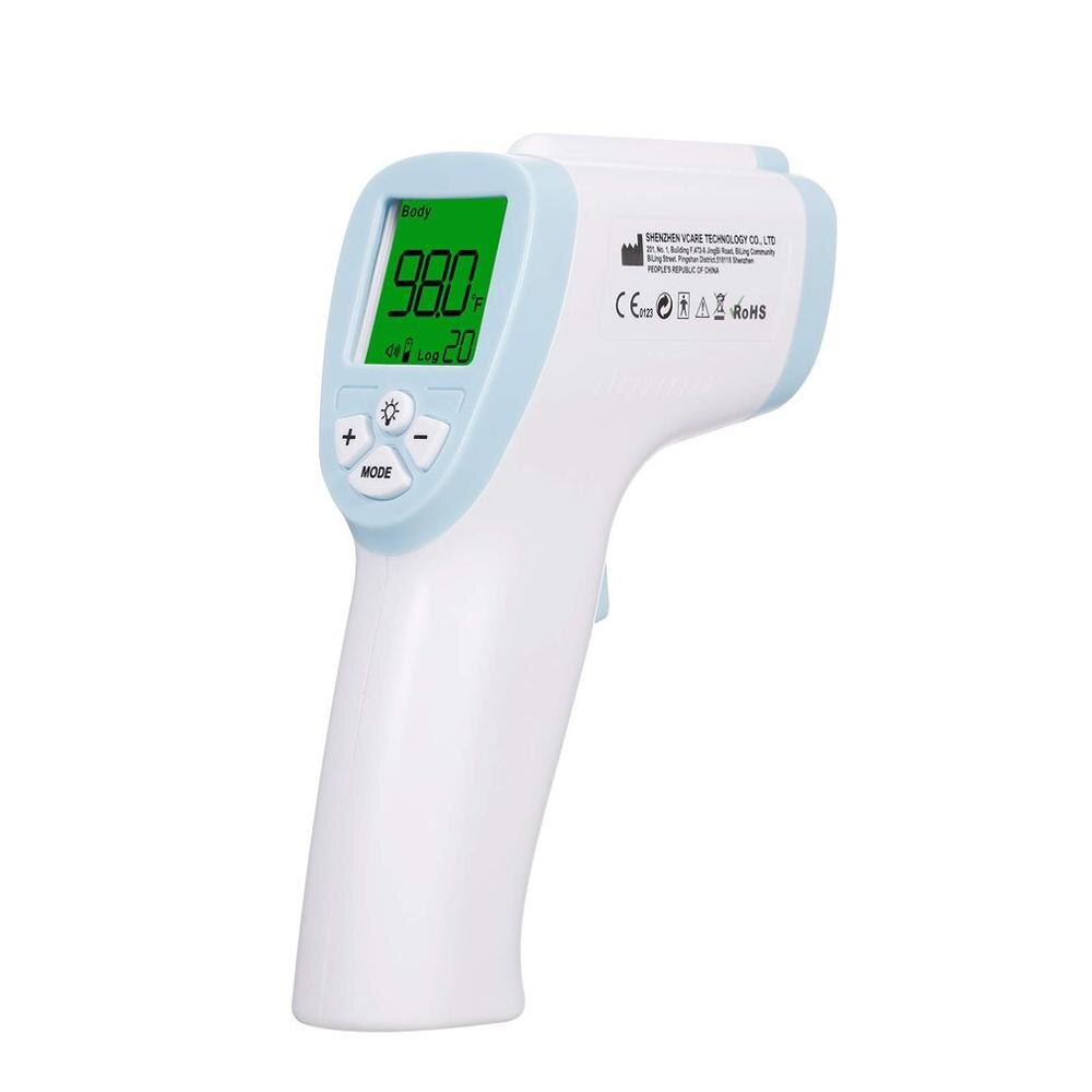 Thermometer Front Digitale Infrarood Temperatuur Meting Contactloze Kleur Verlichte Digitale Display